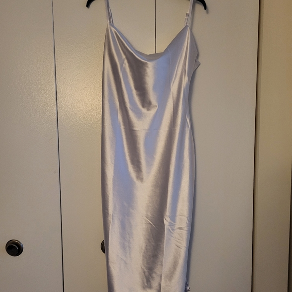 White Satin Dress - Picture 2 of 4